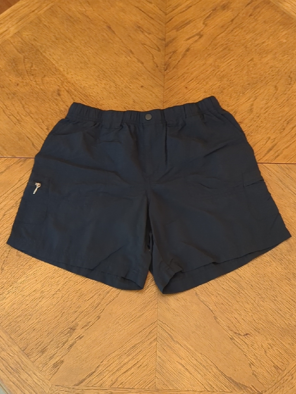 Women's Black Athletic Performance Shorts Hiking Camping